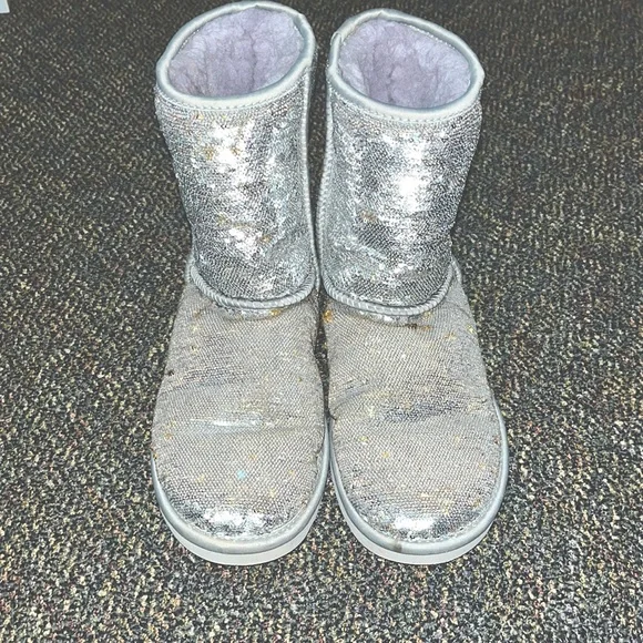 ugg silver boots